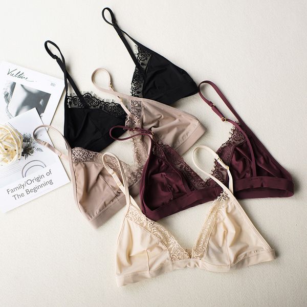 unlined smooth women female bralette lace comfortable wireladies bra one piece bikini bras light weigt breathable, Red;black
unlined smooth women female bralette lace comfortable wireladies bra one piece bikini bras light weigt breathable, Red;black