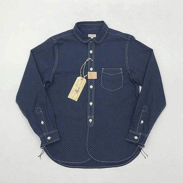 bob dong wabash dot work shirt vintage mens fall indigo button-down casual shirt, White;black
bob dong wabash dot work shirt vintage mens fall indigo button-down casual shirt, White;black