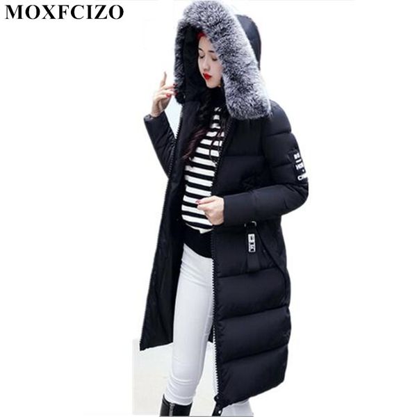 2017 winter women hooded coat big fur collar thicken warm long slim down cotton thickened korean women hooded jacket, Black
2017 winter women hooded coat big fur collar thicken warm long slim down cotton thickened korean women hooded jacket, Black