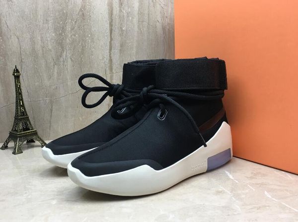 

2019 fear of god 1 sa light bone black grey yellow mens women leather boots fashion basketball shoes designer baskets sneakers