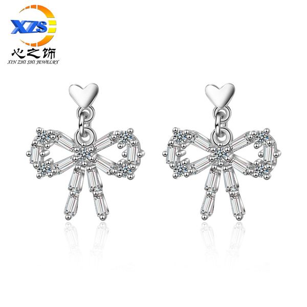 stud earrings japanese and korean style fashion womens artsy lines bow diamond stud earrings ear jewelry, Golden 
stud earrings japanese and korean style fashion womens artsy lines bow diamond stud earrings ear jewelry, Golden
