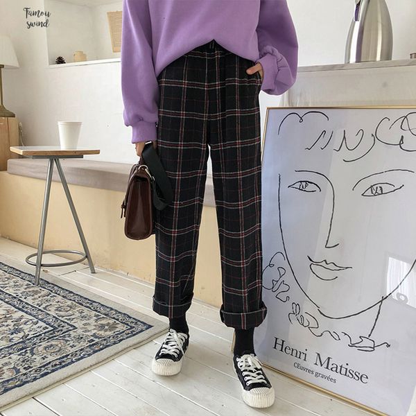 pants korean womens ulzzang loose plaid wild plus velvet kawaii nine polyester casual students female cute japanese harajuku, Black;white
pants korean womens ulzzang loose plaid wild plus velvet kawaii nine polyester casual students female cute japanese harajuku, Black;white