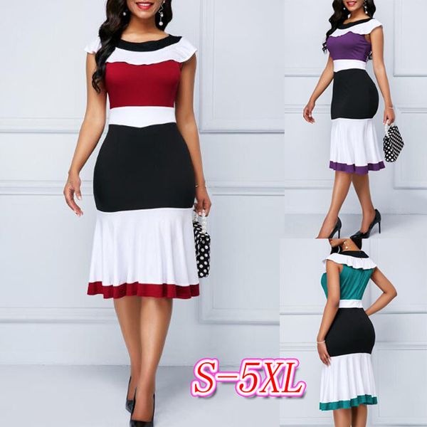 женское дизайнерское платье круглый вырез slvs рябить контрастное платье, Black;gray 
женское дизайнерское платье круглый вырез slvs рябить контрастное платье, Black;gray