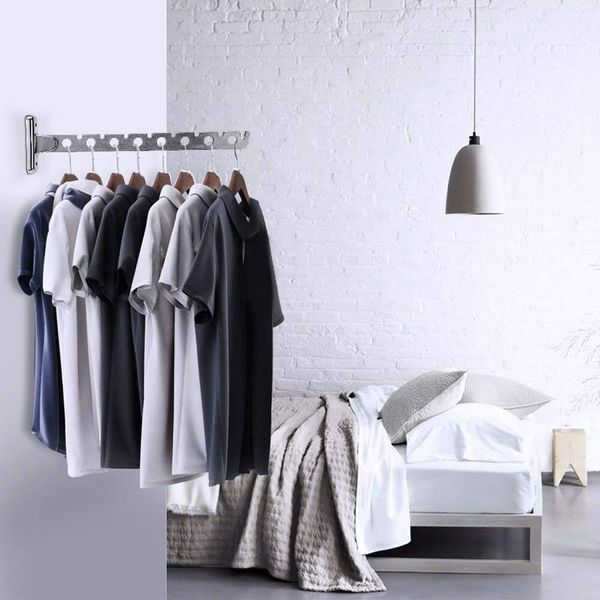 6 /8 hole wall hanger clothes drying rack with screw tainless steel folding space saving clothes hangers
6 /8 hole wall hanger clothes drying rack with screw tainless steel folding space saving clothes hangers