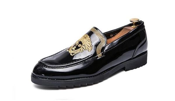 new fashion men loafers flats shoes embroidery casual dress male wedding shoes comfortable shoes, Black
new fashion men loafers flats shoes embroidery casual dress male wedding shoes comfortable shoes, Black
