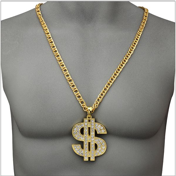hip hop iced out pendant necklace for men/women gold us dollar sign rhinestone hip hop bling mens jewelry drop shipping, Silver
hip hop iced out pendant necklace for men/women gold us dollar sign rhinestone hip hop bling mens jewelry drop shipping, Silver