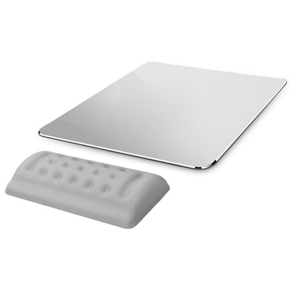 cases2010 aluminum silver mouse pad gamer ultra-thin large computer mouse pad + memory foam wrist rest mouse pad
cases2010 aluminum silver mouse pad gamer ultra-thin large computer mouse pad + memory foam wrist rest mouse pad