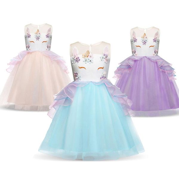 summer baby girls four-color flower unicorn princess wedding costumes dress, Red;yellow
summer baby girls four-color flower unicorn princess wedding costumes dress, Red;yellow