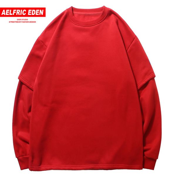 aelfric eden fashion solid casual sweatshirts mens 2019 harajuku streetwear cotton pullovers hip hop oversized male long sleeve, Black
aelfric eden fashion solid casual sweatshirts mens 2019 harajuku streetwear cotton pullovers hip hop oversized male long sleeve, Black