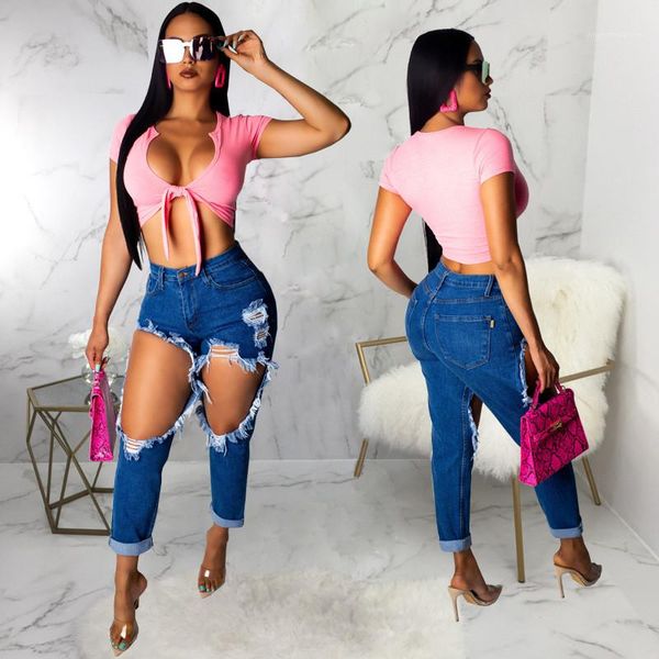 pants holes designer jeans women washed street style loose high waist pencil pants fashion women, Blue
pants holes designer jeans women washed street style loose high waist pencil pants fashion women, Blue