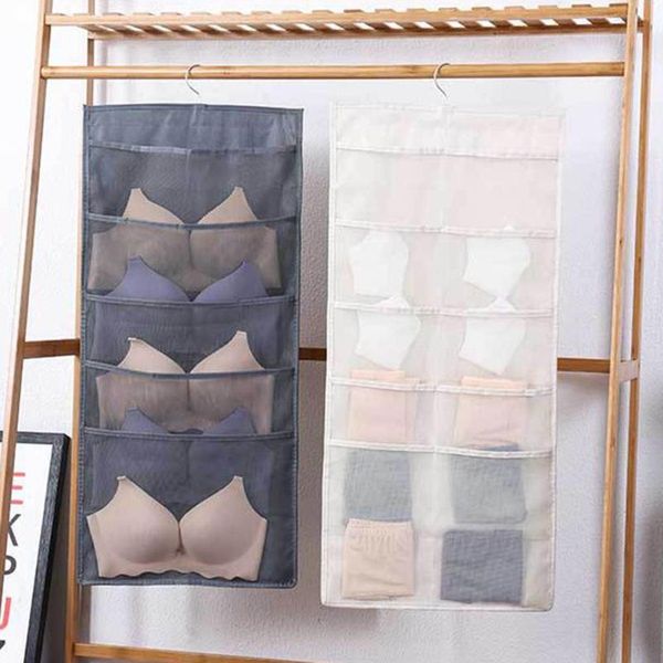 simple oxford cloth dual-sided storage wall hanging bag socks bra underwear rack door mounted clothing storage organizers
simple oxford cloth dual-sided storage wall hanging bag socks bra underwear rack door mounted clothing storage organizers