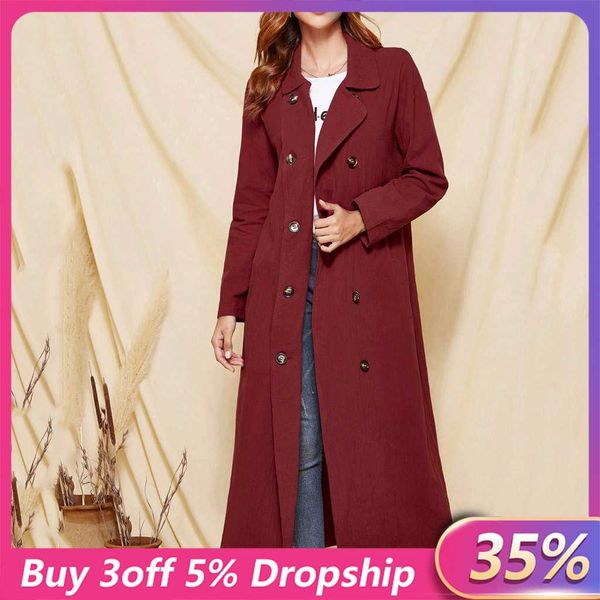 women wool blend warm long coat plus size female slim fit lapel woolen overcoat autumn winter cashmere outerwear#g30, Black
women wool blend warm long coat plus size female slim fit lapel woolen overcoat autumn winter cashmere outerwear#g30, Black