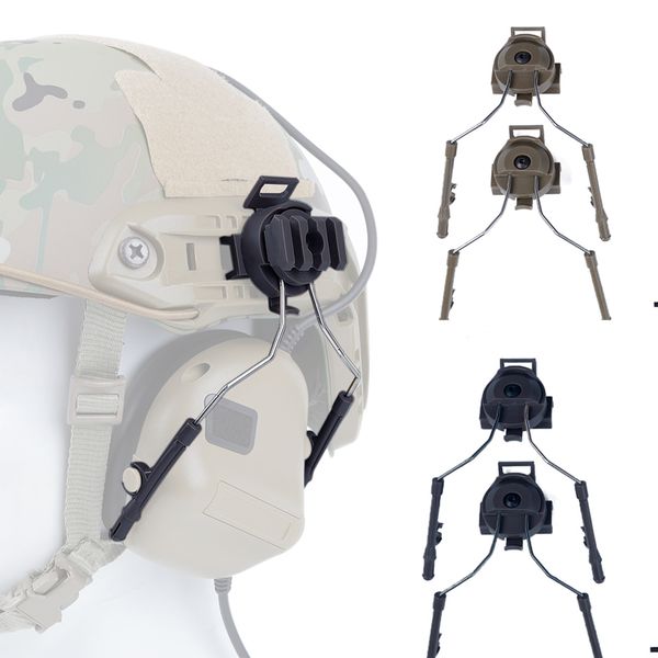 fast helmet accessories tactical headset holder helmet arc rail adapter for hunting paintball
fast helmet accessories tactical headset holder helmet arc rail adapter for hunting paintball