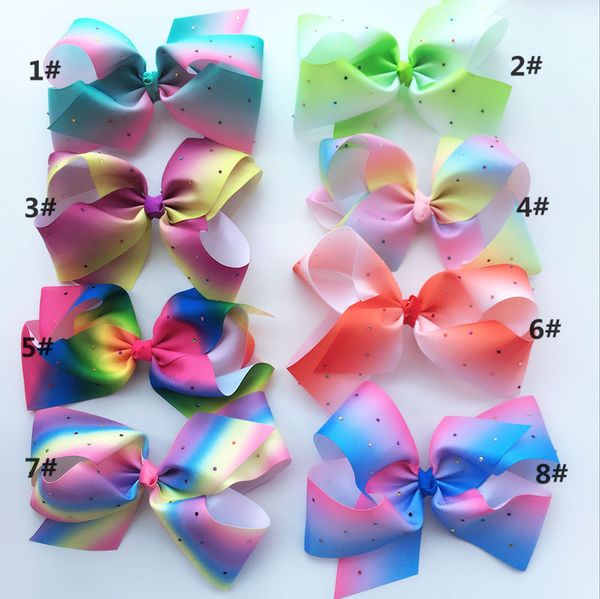 10ps/lot 8" rainbow twist hair bow with alligator clip for girls, boutique rainbow bubbles flower hair clip acceessories, Slivery;white
10ps/lot 8" rainbow twist hair bow with alligator clip for girls, boutique rainbow bubbles flower hair clip acceessories, Slivery;white