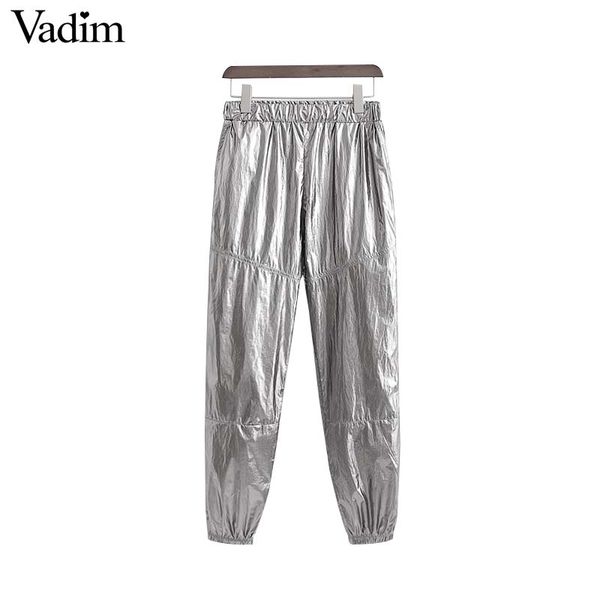 women's pants & capris vadim women chic shinny solid elastic waist pockets design female casual basic elegant trousers pantalones kb140, Black;white
women's pants & capris vadim women chic shinny solid elastic waist pockets design female casual basic elegant trousers pantalones kb140, Black;white