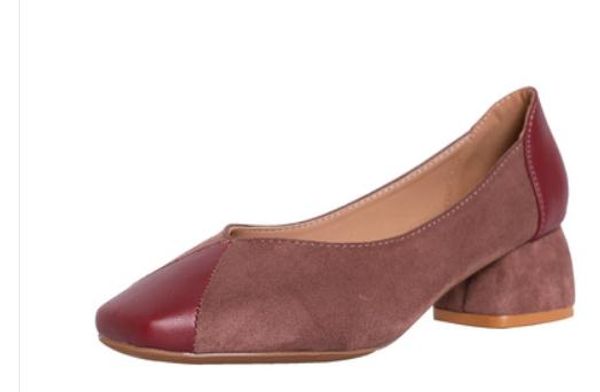 2019 women's shoes in spring and autumn with new style middle heel coarse heel square head suede@43, Black
2019 women's shoes in spring and autumn with new style middle heel coarse heel square head suede@43, Black