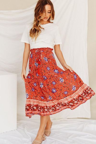 beach skirt boho bohemian skirt floral print faldas largas mujer 2019 spodniczka summer holiday jupe longue femme women clothes, Black
beach skirt boho bohemian skirt floral print faldas largas mujer 2019 spodniczka summer holiday jupe longue femme women clothes, Black