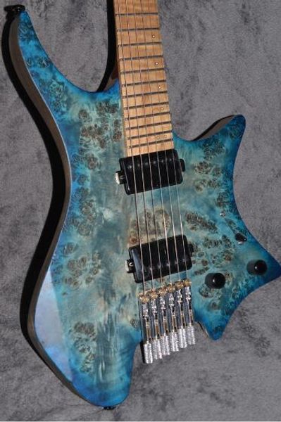 2020 headless guitar fanned frets electric guitar blue/black color roasted flame maple neck guitar ing
2020 headless guitar fanned frets electric guitar blue/black color roasted flame maple neck guitar ing