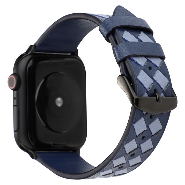 hand-woven plaid leather watchband for apple watch bands 42mm 38mm genuine leather embossed woven strap for iwatch 4 3 2 1, Black;brown
hand-woven plaid leather watchband for apple watch bands 42mm 38mm genuine leather embossed woven strap for iwatch 4 3 2 1, Black;brown