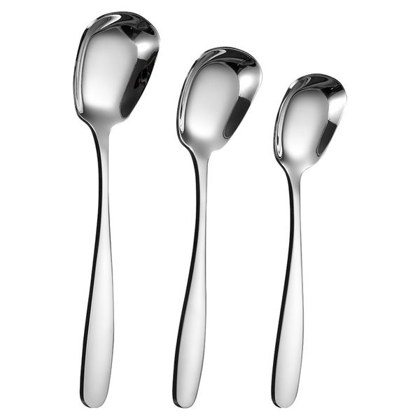 liesbo square shape flat spoon stainless steel big scoop soup rice honey stiring spoons polishing cutlery kitchen accessories
liesbo square shape flat spoon stainless steel big scoop soup rice honey stiring spoons polishing cutlery kitchen accessories