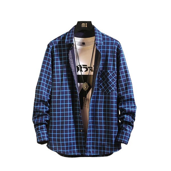 shirt men plaid flannel shirts mens casual winter thick warm fleece shirt cotton long sleeve camisa masculina, White;black
shirt men plaid flannel shirts mens casual winter thick warm fleece shirt cotton long sleeve camisa masculina, White;black