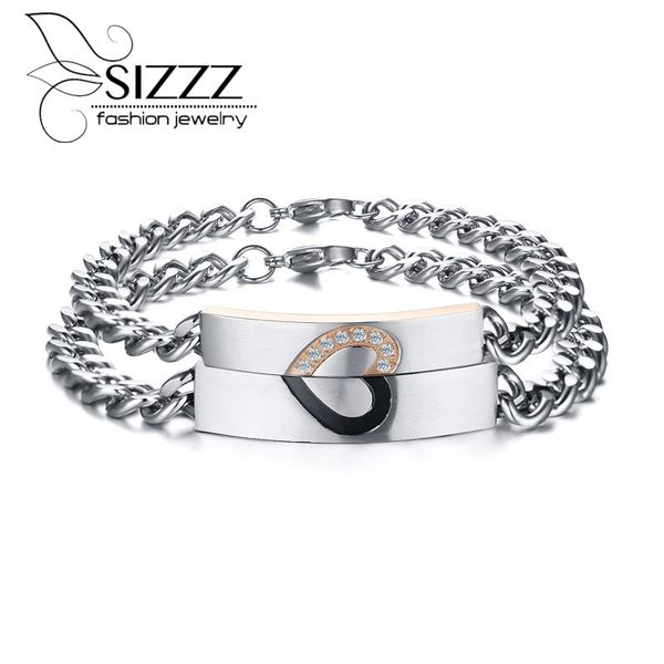 sizzz titanium steel classic puzzle couple bracelet&bangles europe and america jewelry for men, Black
sizzz titanium steel classic puzzle couple bracelet&bangles europe and america jewelry for men, Black