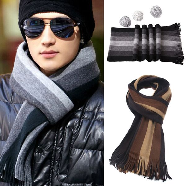 man warm autumn winter soft imitation cashmere scarf stripe colorblock shawl scarf new, Blue;gray
man warm autumn winter soft imitation cashmere scarf stripe colorblock shawl scarf new, Blue;gray