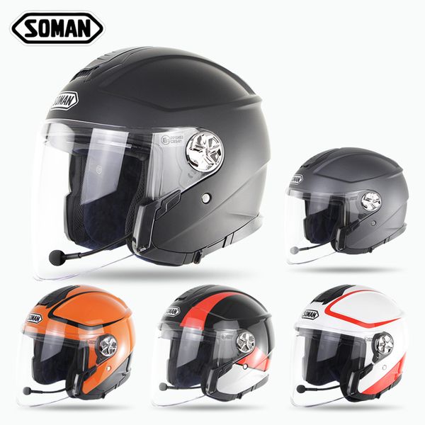 ece built-in bluetooth helmet open face scooter helmet female motorcycle halmet capacete moto casco double visor sm519
ece built-in bluetooth helmet open face scooter helmet female motorcycle halmet capacete moto casco double visor sm519