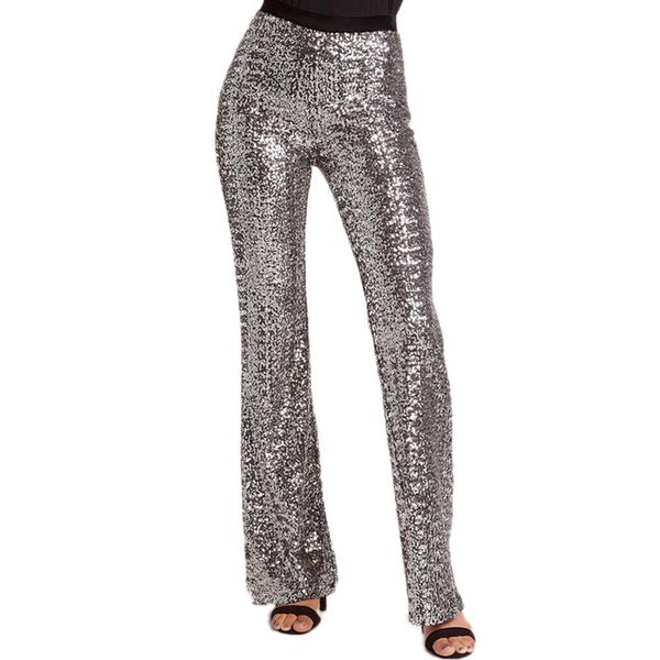 nightclub women glitter sequined wide leg pants high waist long trousers wholesale, Black;white
nightclub women glitter sequined wide leg pants high waist long trousers wholesale, Black;white