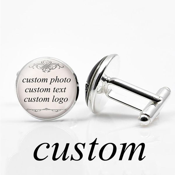 1 pair custom p company logo text cufflinks glass cabochon alloy cuff links men silver color wedding cufflinks gift, Silver;golden
1 pair custom p company logo text cufflinks glass cabochon alloy cuff links men silver color wedding cufflinks gift, Silver;golden