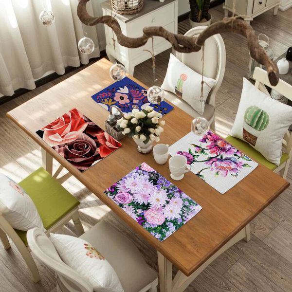 ttlife набивные ткани цветочным узором обеденный стол placemat кухня украшения питание кубок mat белье теплоизоляция посуда pad
ttlife набивные ткани цветочным узором обеденный стол placemat кухня украшения питание кубок mat белье теплоизоляция посуда pad