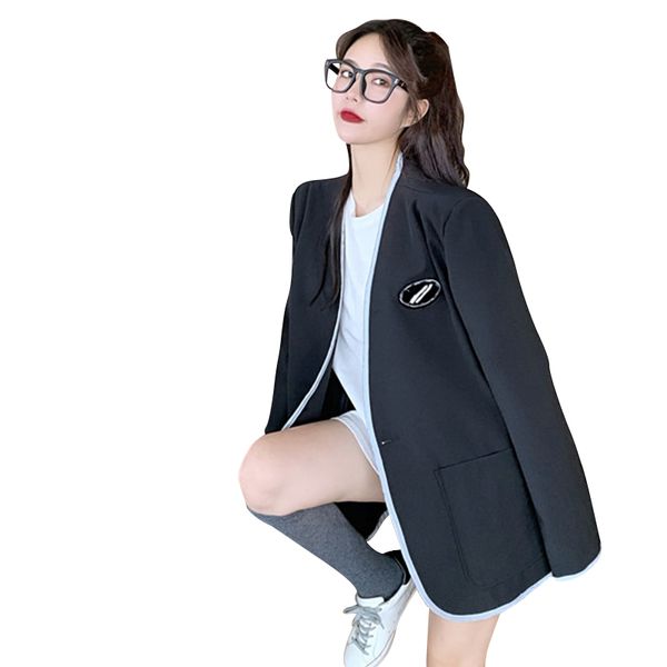 winter clothes women new style korean-style blazer feminino fashion casual british style women's suit, White;black
winter clothes women new style korean-style blazer feminino fashion casual british style women's suit, White;black