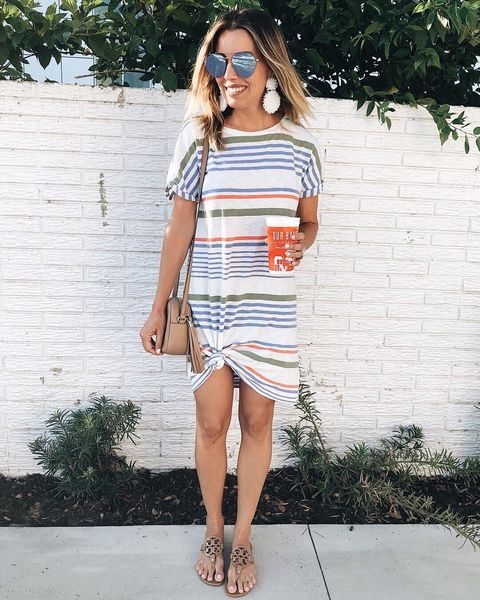 rainbow striped t shirts dress for women short sleeve loose short dress summer female round neck club night dress, Black;gray
rainbow striped t shirts dress for women short sleeve loose short dress summer female round neck club night dress, Black;gray