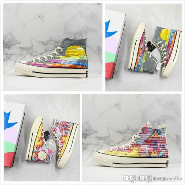 new 1970s covase colorful embroidery canvas shoes tetris sunrise over the sea fashion designer chaussure sports casual womans sneaker
new 1970s covase colorful embroidery canvas shoes tetris sunrise over the sea fashion designer chaussure sports casual womans sneaker