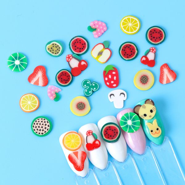 fruit animals series nail art polymer clay canes fruit fimo slice set slices decoration acrylic beauty nail sticker, Silver;gold
fruit animals series nail art polymer clay canes fruit fimo slice set slices decoration acrylic beauty nail sticker, Silver;gold