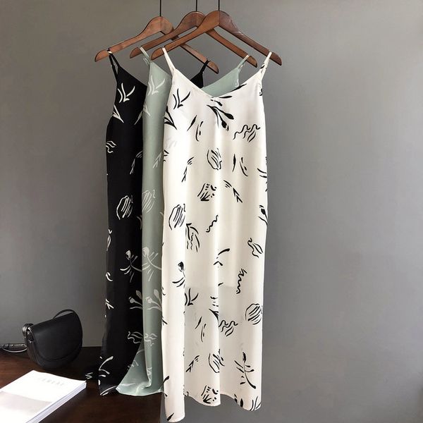 mooirue summer 2019 women tank dress casual stripe white green black long camisole slim women beach cami dress, Black;gray
mooirue summer 2019 women tank dress casual stripe white green black long camisole slim women beach cami dress, Black;gray