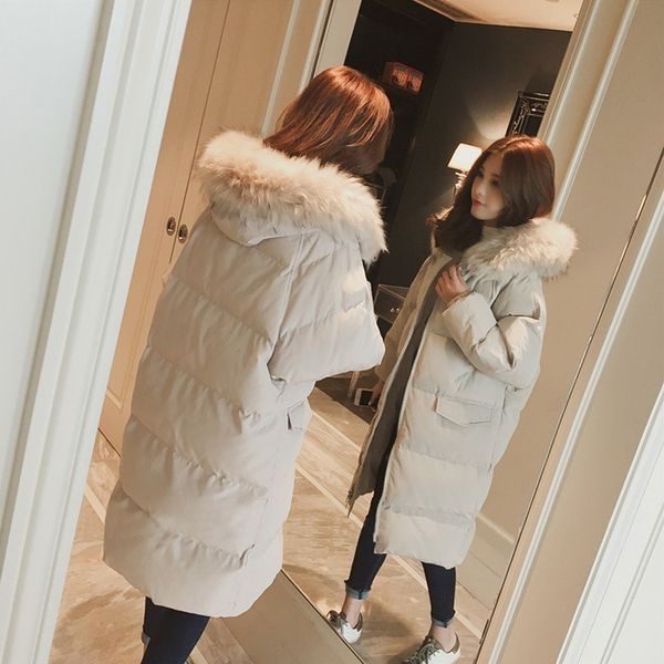 casual winter women's coat 2019 new fashion warm female medium and long section big size quilted jackets coat with fur clothing, Tan;black
casual winter women's coat 2019 new fashion warm female medium and long section big size quilted jackets coat with fur clothing, Tan;black
