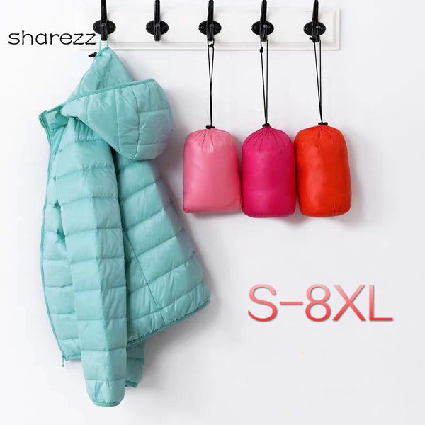 winter women ultra light down jacket white duck down 8xl plus size hooded jackets long sleeve warm parka portable outwear, Black
winter women ultra light down jacket white duck down 8xl plus size hooded jackets long sleeve warm parka portable outwear, Black