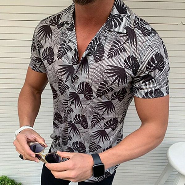 new summer mens short sleeve beach hawaiian shirts leaf print turn-down collar cotton casual shirts plus size 3xl men's clothing, White;black
new summer mens short sleeve beach hawaiian shirts leaf print turn-down collar cotton casual shirts plus size 3xl men's clothing, White;black