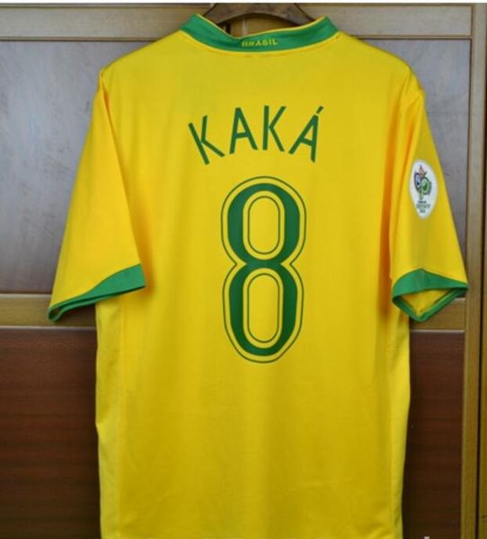 06 джерси Бразильский ретро Джерси Бразилии 2006 кубок мира Роналдо KAKA Карлос Роналдиньо Адриано Трикотажные рубашки
06 джерси Бразильский ретро Джерси Бразилии 2006 кубок мира Роналдо KAKA Карлос Роналдиньо Адриано Трикотажные рубашки