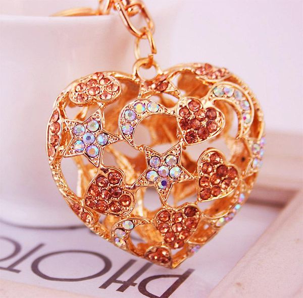 fashion- keyring bag charm hollow style floral rhinestone crystal heart pendant metal car keychain lobster clasp alloy key rings, Slivery;golden
fashion- keyring bag charm hollow style floral rhinestone crystal heart pendant metal car keychain lobster clasp alloy key rings, Slivery;golden