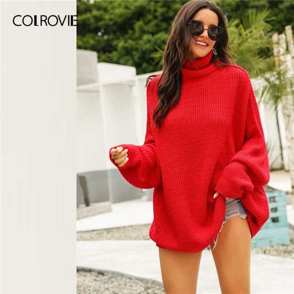 colrovie red high neck drop shoulder sweater dress women streetwear mini dress 2020 spring new female casual straight dresses, Black;gray
colrovie red high neck drop shoulder sweater dress women streetwear mini dress 2020 spring new female casual straight dresses, Black;gray