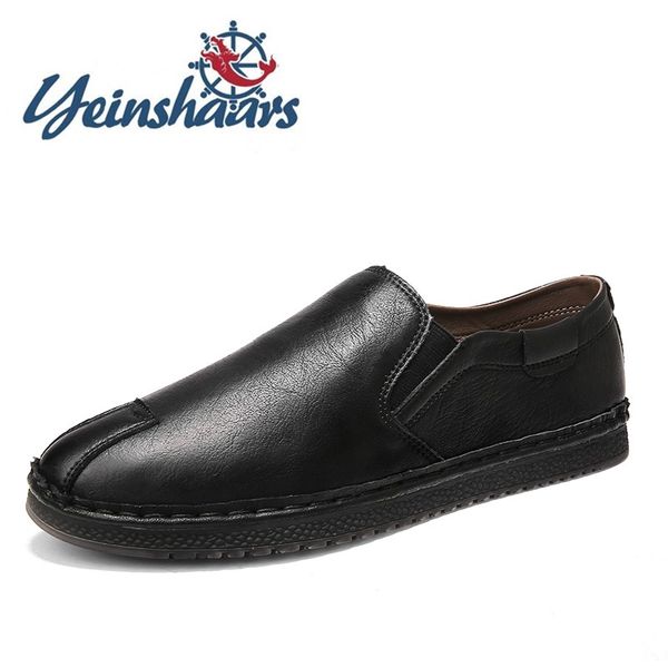 men shoes dress shoes lightweight breathable loafers genuine leather non-slip driving formal lofer man, Black
men shoes dress shoes lightweight breathable loafers genuine leather non-slip driving formal lofer man, Black