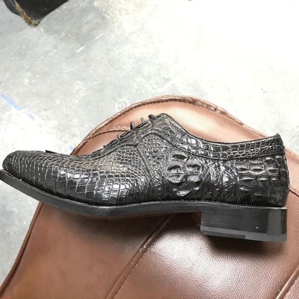 z1799 custom made handmade goodyear welted skill thailand crocodile genuine leather stylish shoe size 38-53, Black
z1799 custom made handmade goodyear welted skill thailand crocodile genuine leather stylish shoe size 38-53, Black
