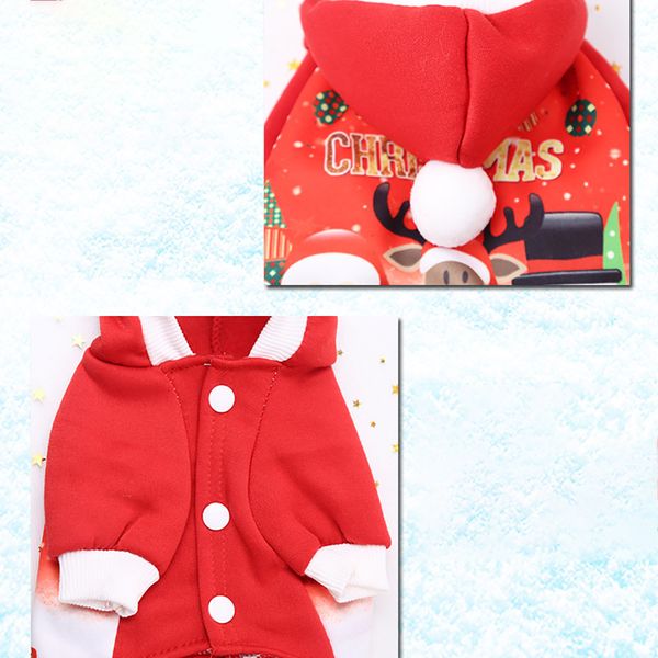 christmas pet cat dog hoodied sweatshirts dog clothes winter warm costume cloak dress thicken clothes with hat cosplay product
christmas pet cat dog hoodied sweatshirts dog clothes winter warm costume cloak dress thicken clothes with hat cosplay product