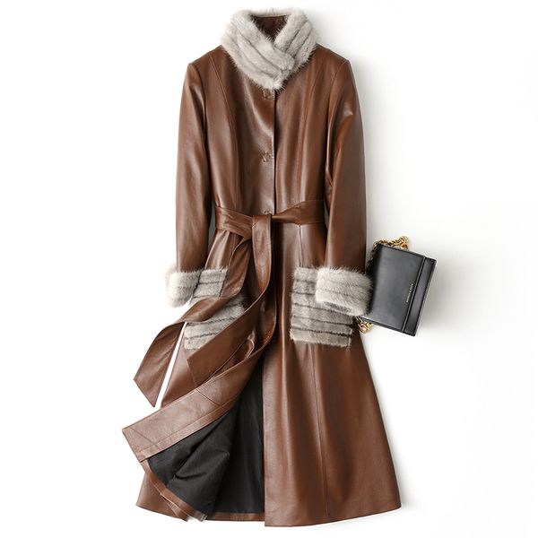 jacket leather genuine winter jacket women real collar down jackets for women 100% real sheepskin coat my3916 s, Black
jacket leather genuine winter jacket women real collar down jackets for women 100% real sheepskin coat my3916 s, Black