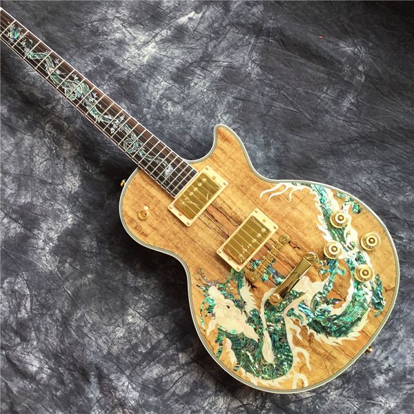 new custom lp electric guitar, abalone dinosaur inlaid fretboard and body lp electric guitar, ing
new custom lp electric guitar, abalone dinosaur inlaid fretboard and body lp electric guitar, ing
