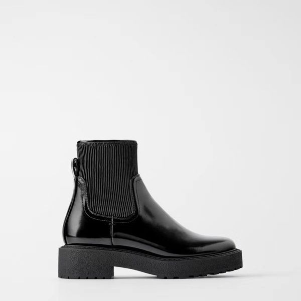 black folds elasticity ankle boots women round toe platform boots ladies 2019 autumn/winter british style women
black folds elasticity ankle boots women round toe platform boots ladies 2019 autumn/winter british style women