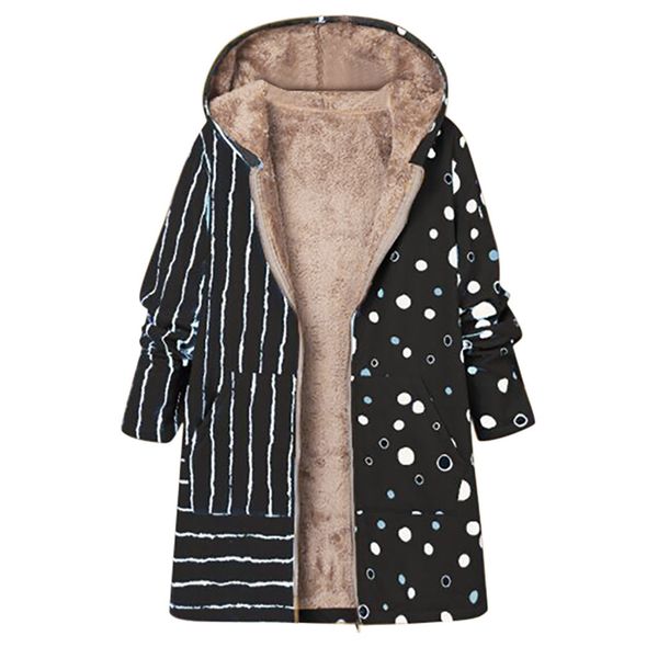 2019 jacket women winter warm black striped dot pockets thicker hooded coat women plus size 5xl korean style female jacket parka
2019 jacket women winter warm black striped dot pockets thicker hooded coat women plus size 5xl korean style female jacket parka