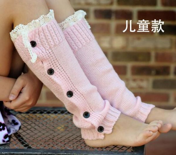 1 pair little girls knit leg warmers with lace, girls leg warmers with buttons, can wear as boot sock, Pink;yellow
1 pair little girls knit leg warmers with lace, girls leg warmers with buttons, can wear as boot sock, Pink;yellow